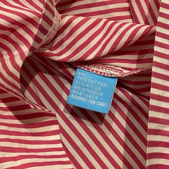 J. McLaughlin Juliette Dress Cold Shoulder Raspberry Pink White Size Small - Picture 6 of 8